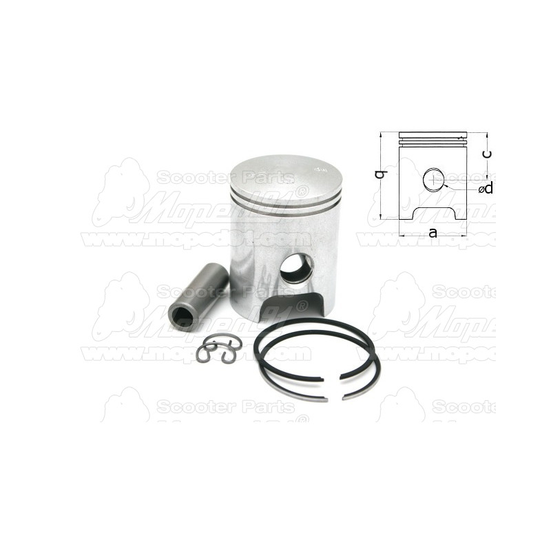 dugattyú 41.50 APRILIA AM6 LC 50 / MX 50 (-05) / RS 50 (94-06) / RS 50 TUONO / RX 50 (99-05) / BETA ENDURO RR / RK6 50 / GENERIC